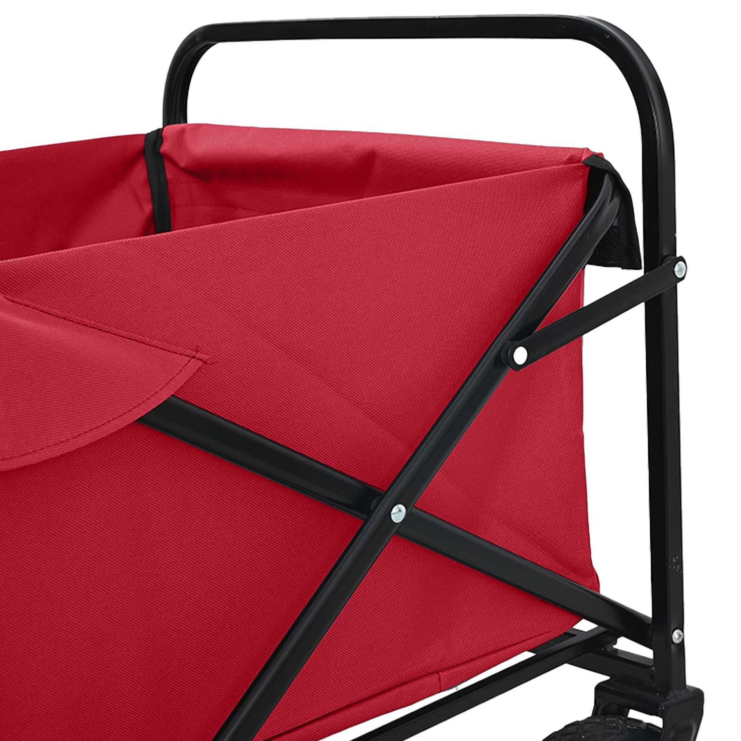 Vouwbare Handtrolley Rood 94 x 53 x 99 cm Oxford Stof is nu te koop bij PeponiXL, paradijselijk wonen!