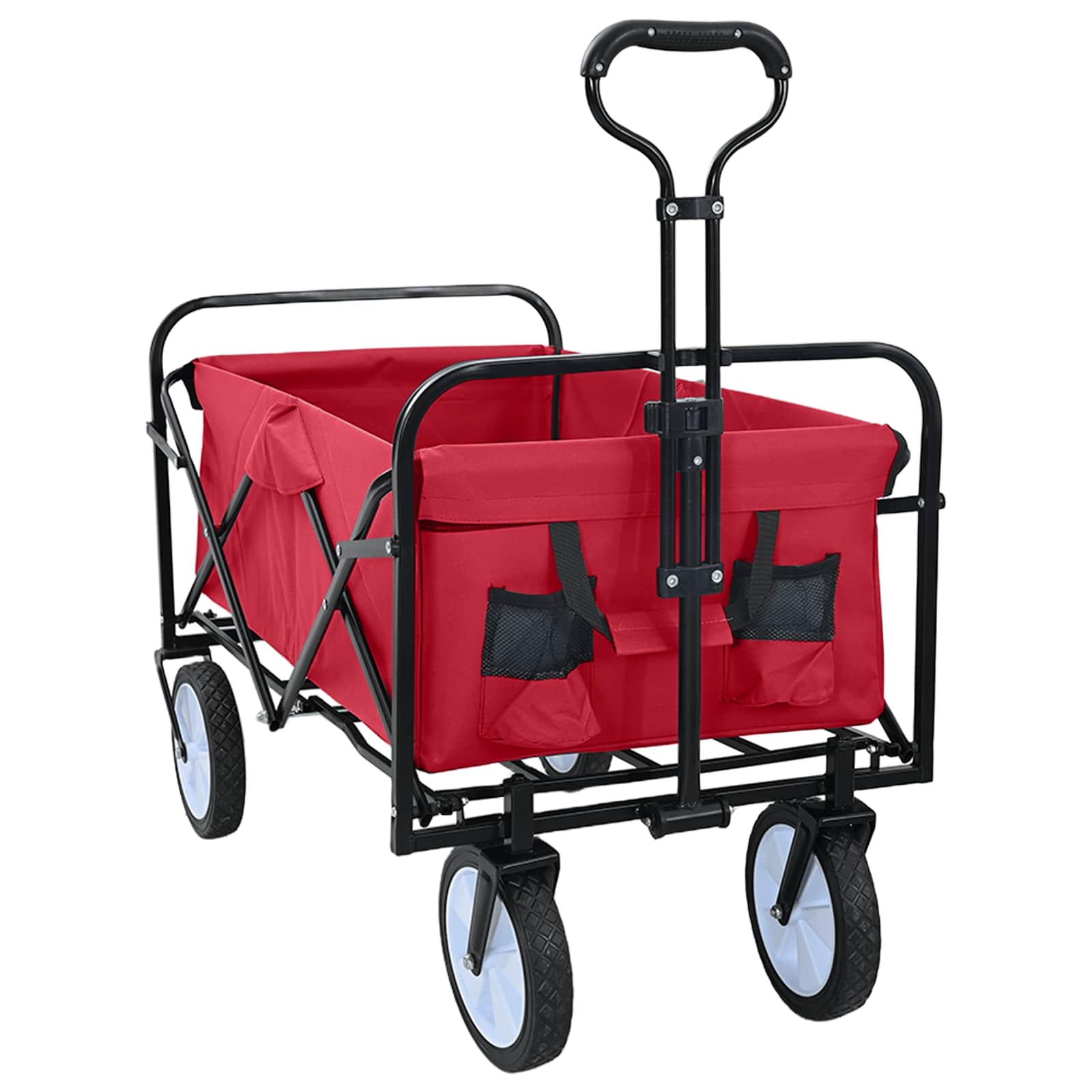 Vouwbare Handtrolley Rood 94 x 53 x 99 cm Oxford Stof is nu te koop bij PeponiXL, paradijselijk wonen!