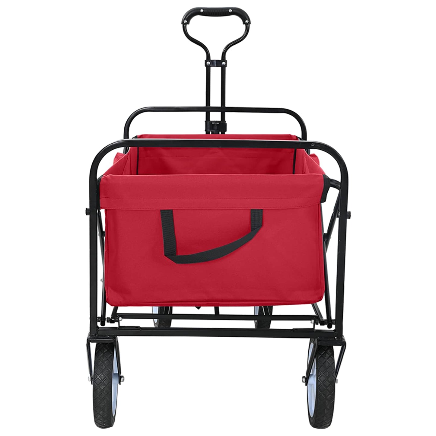 Vouwbare Handtrolley Rood 94 x 53 x 99 cm Oxford Stof is nu te koop bij PeponiXL, paradijselijk wonen!