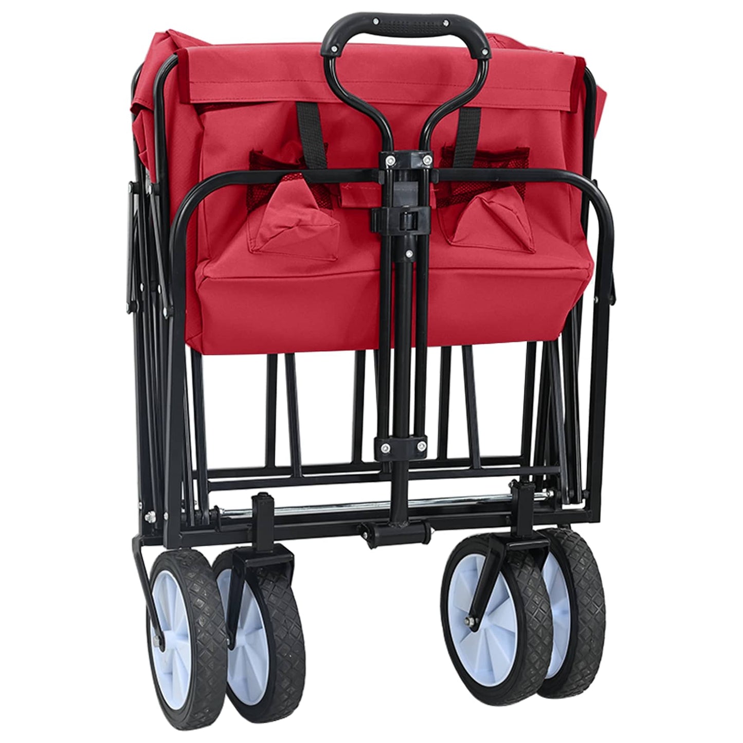 Vouwbare Handtrolley Rood 94 x 53 x 99 cm Oxford Stof is nu te koop bij PeponiXL, paradijselijk wonen!