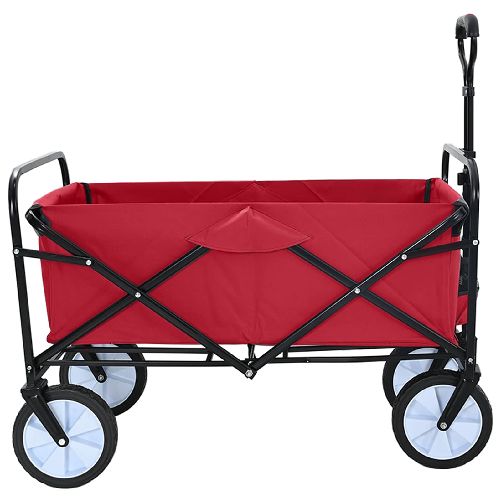 Vouwbare Handtrolley Rood 94 x 53 x 99 cm Oxford Stof is nu te koop bij PeponiXL, paradijselijk wonen!