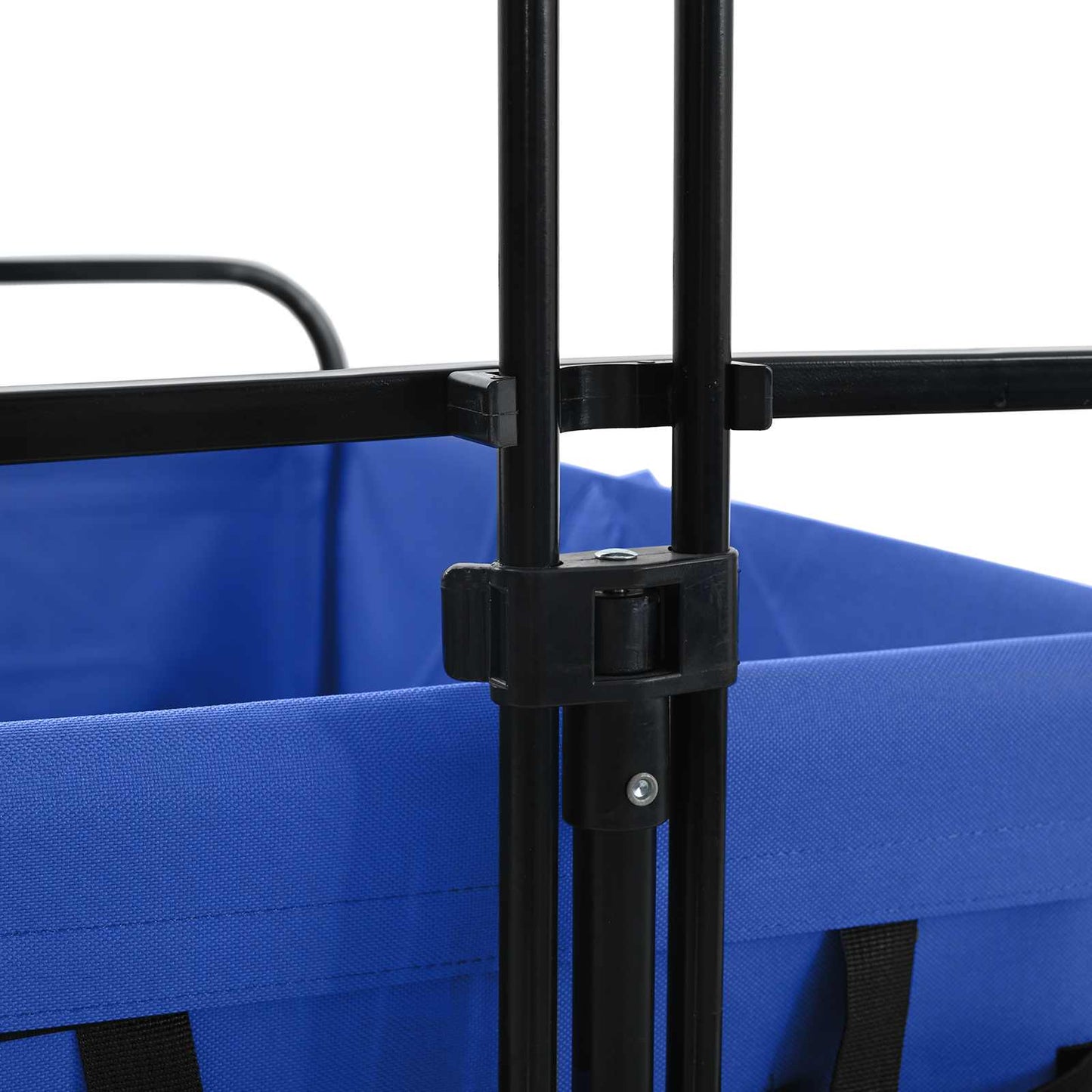 Vouwbare Handtrolley Blauw 94 x 53 x 99 cm Oxford Stof is nu te koop bij PeponiXL, paradijselijk wonen!