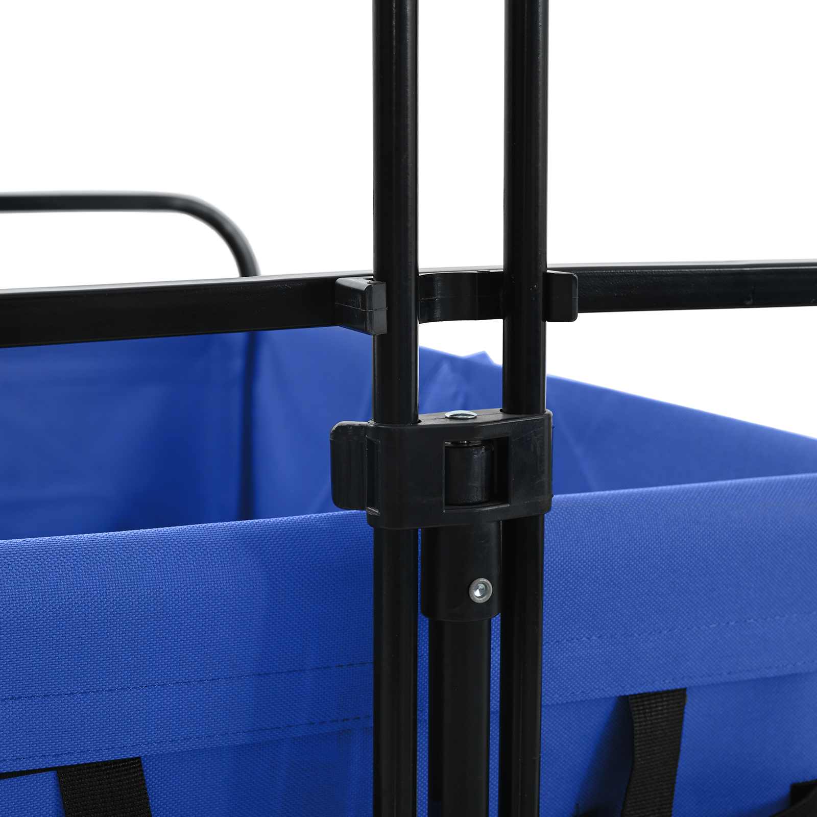 Vouwbare Handtrolley Blauw 94 x 53 x 99 cm Oxford Stof is nu te koop bij PeponiXL, paradijselijk wonen!
