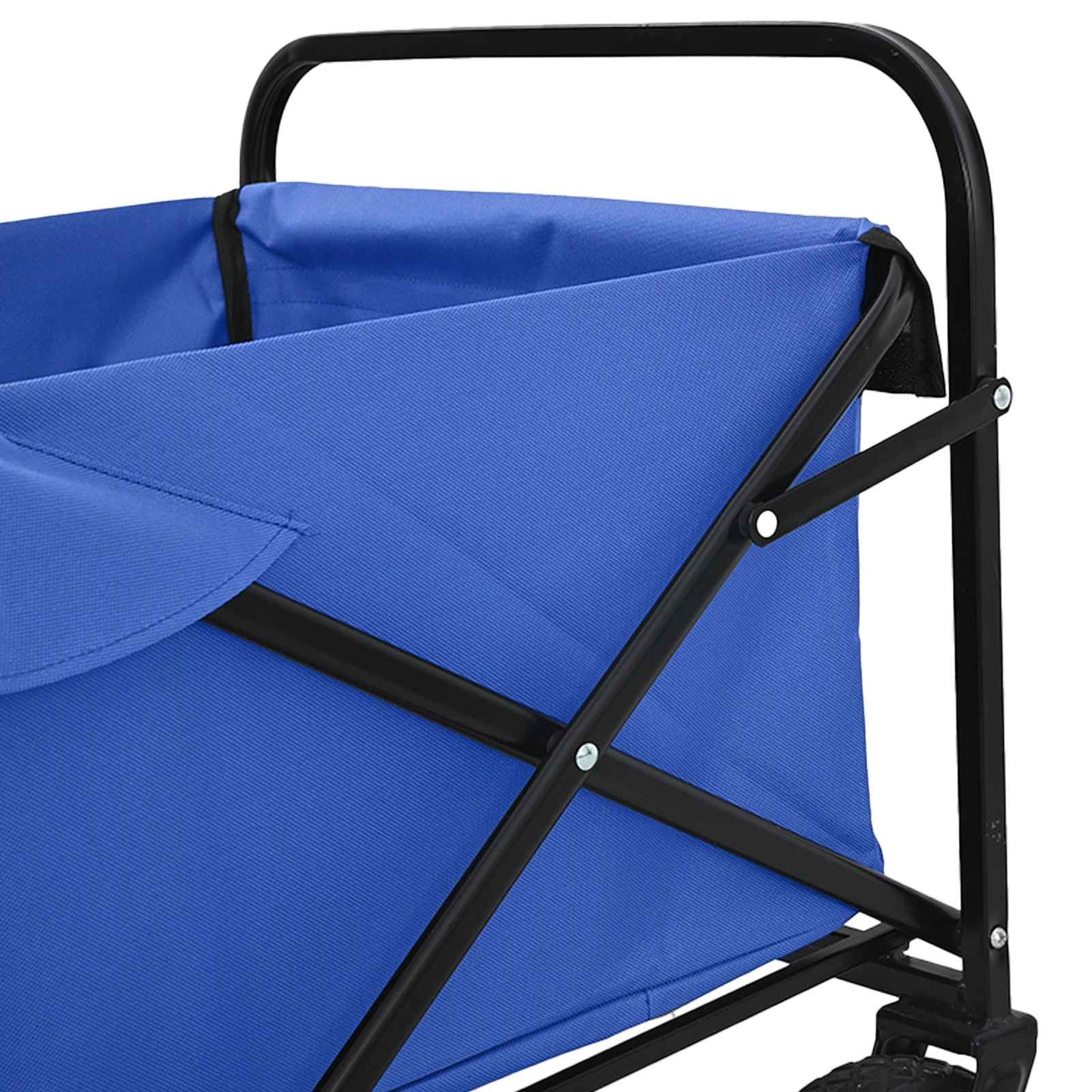 Vouwbare Handtrolley Blauw 94 x 53 x 99 cm Oxford Stof is nu te koop bij PeponiXL, paradijselijk wonen!