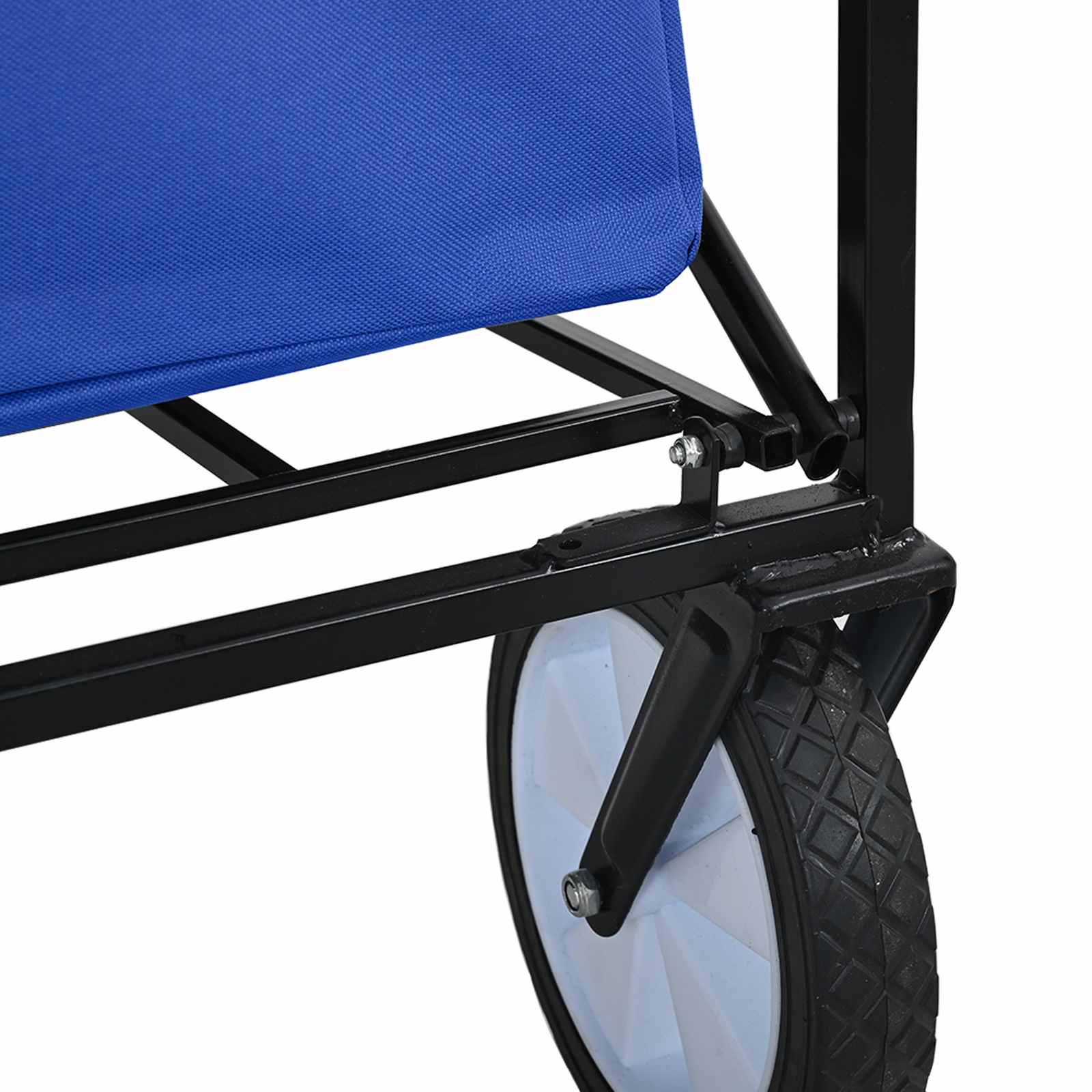 Vouwbare Handtrolley Blauw 94 x 53 x 99 cm Oxford Stof is nu te koop bij PeponiXL, paradijselijk wonen!