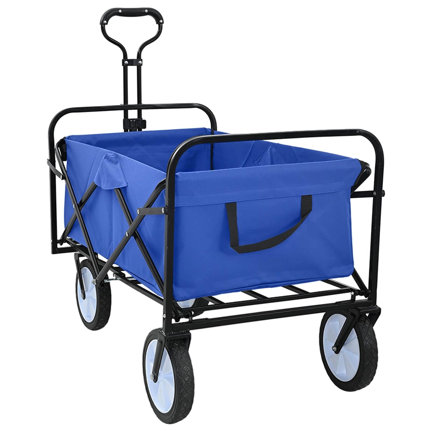 Vouwbare Handtrolley Blauw 94 x 53 x 99 cm Oxford Stof is nu te koop bij PeponiXL, paradijselijk wonen!