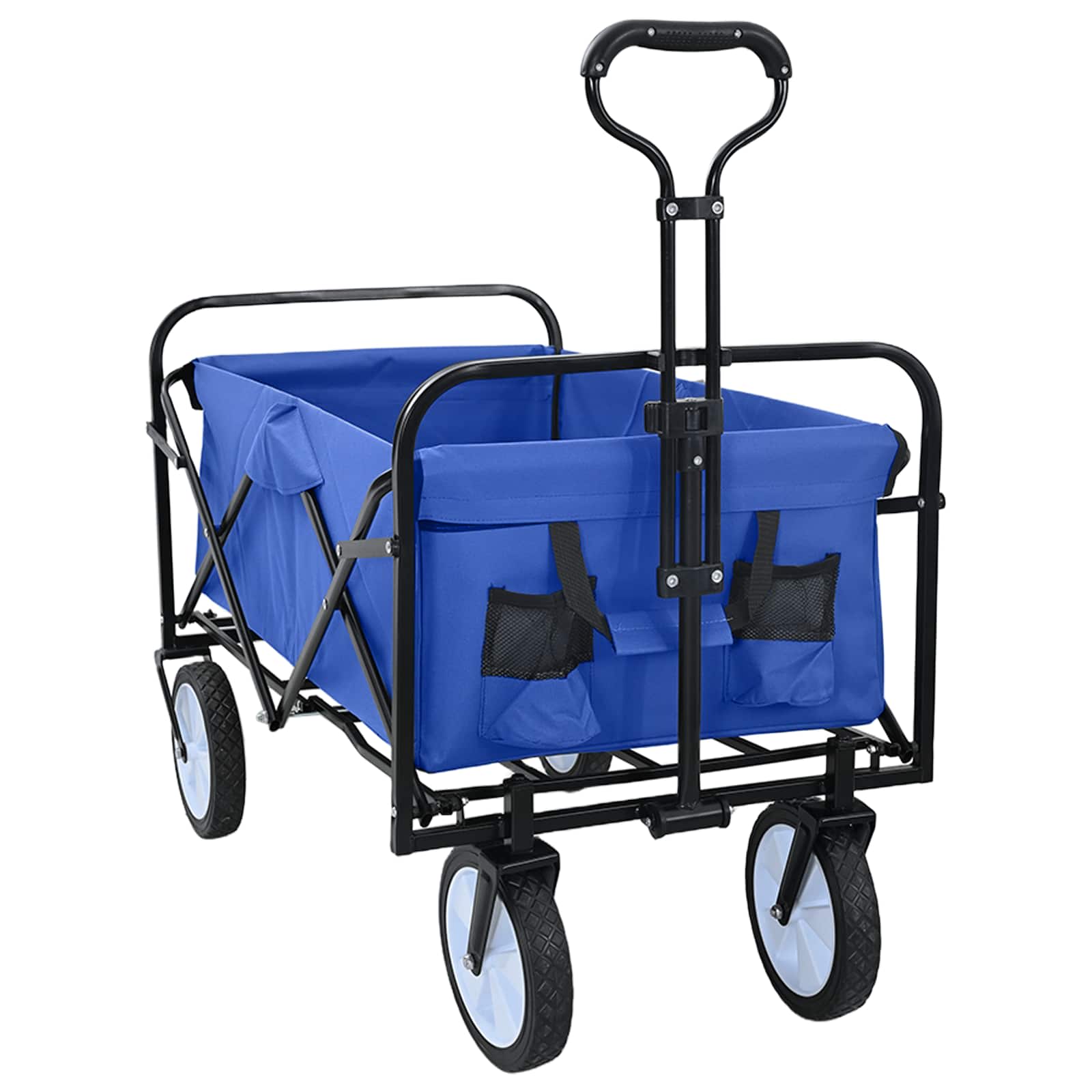 Vouwbare Handtrolley Blauw 94 x 53 x 99 cm Oxford Stof is nu te koop bij PeponiXL, paradijselijk wonen!