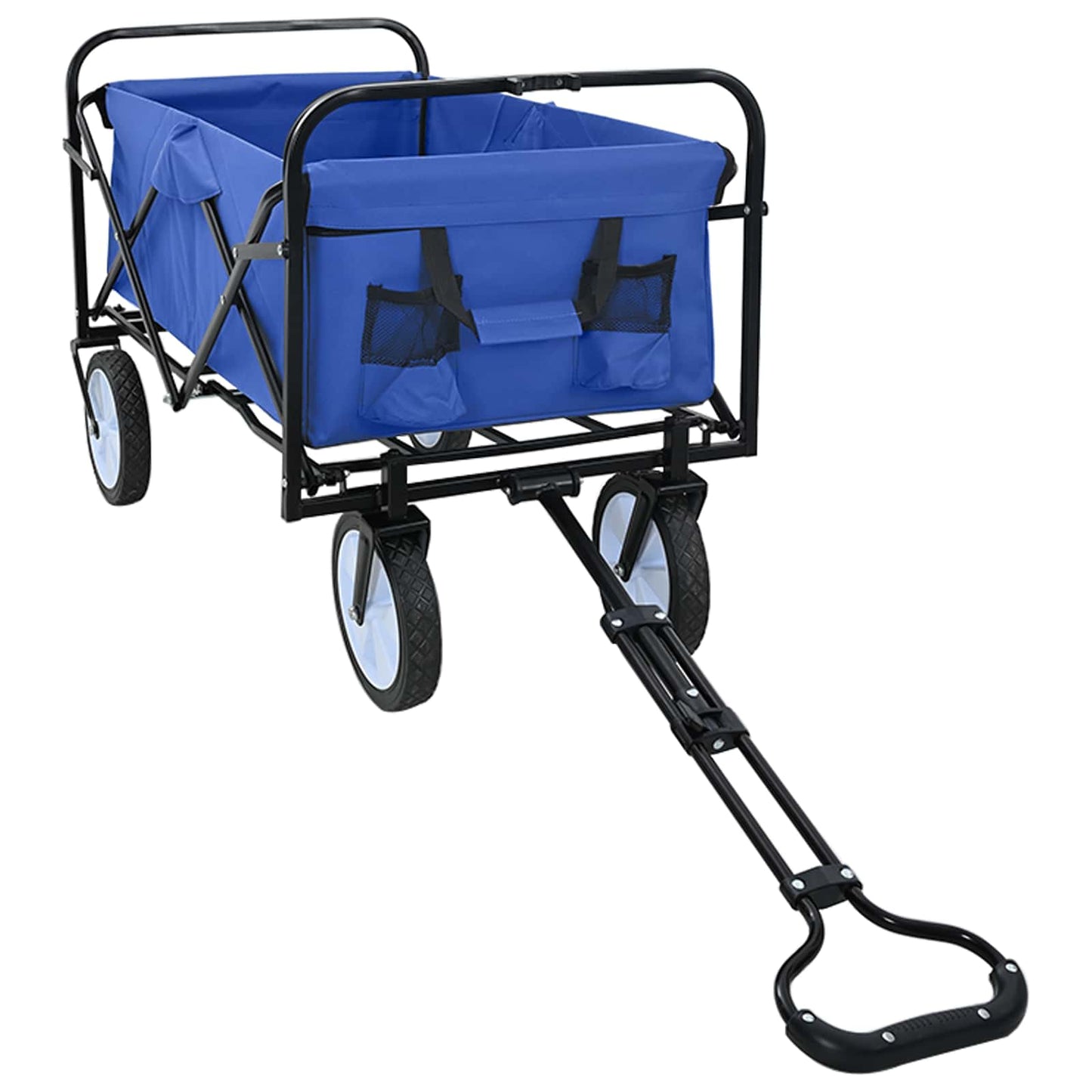 Vouwbare Handtrolley Blauw 94 x 53 x 99 cm Oxford Stof is nu te koop bij PeponiXL, paradijselijk wonen!