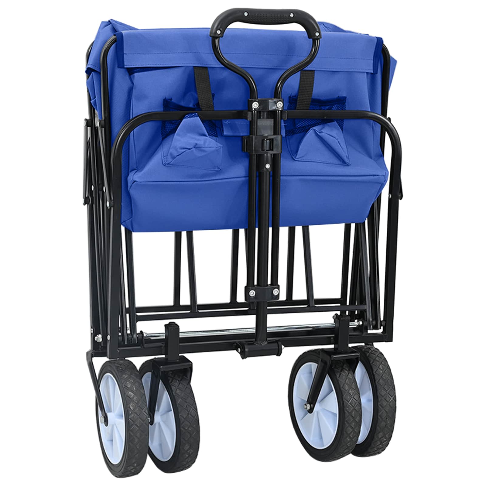 Vouwbare Handtrolley Blauw 94 x 53 x 99 cm Oxford Stof is nu te koop bij PeponiXL, paradijselijk wonen!