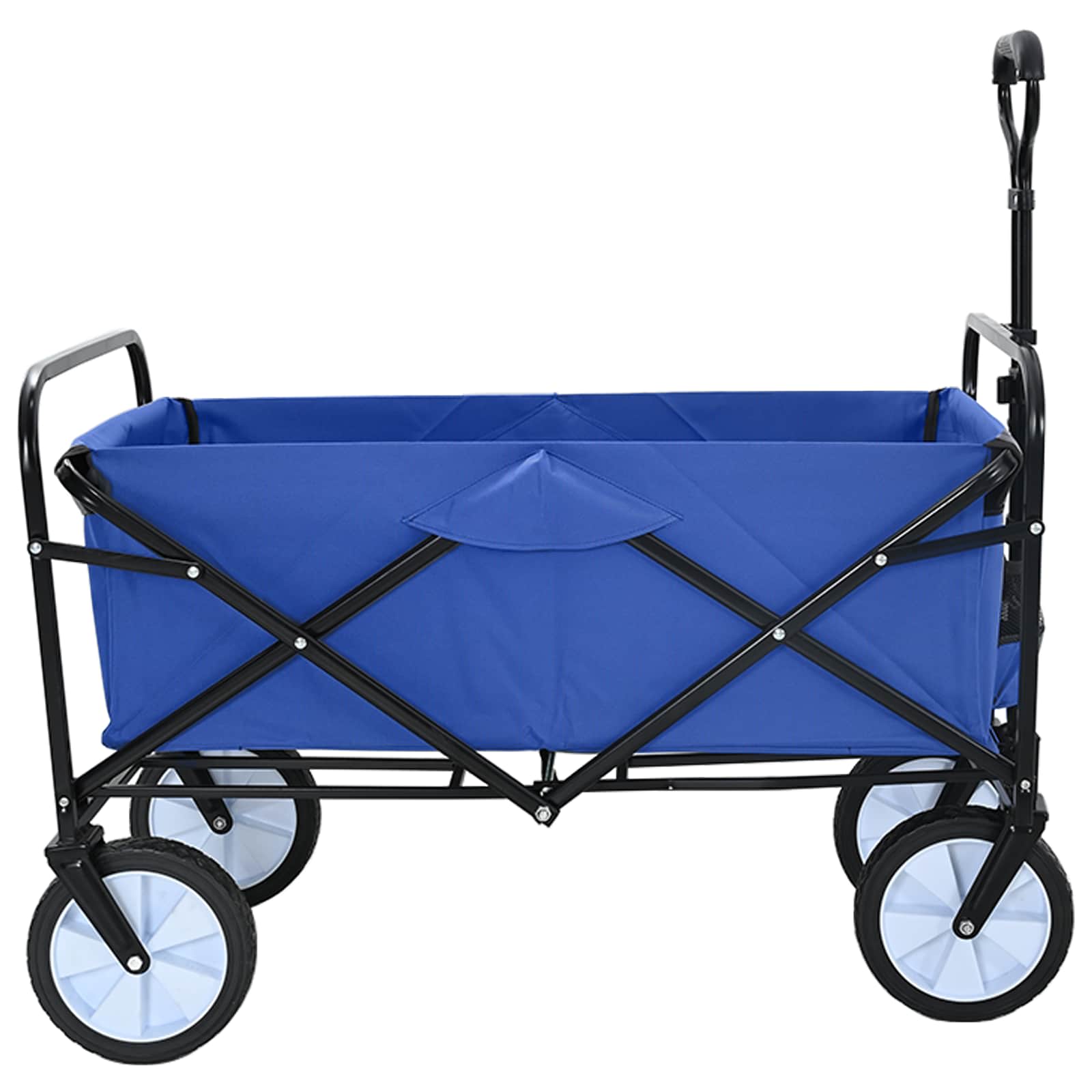 Vouwbare Handtrolley Blauw 94 x 53 x 99 cm Oxford Stof is nu te koop bij PeponiXL, paradijselijk wonen!