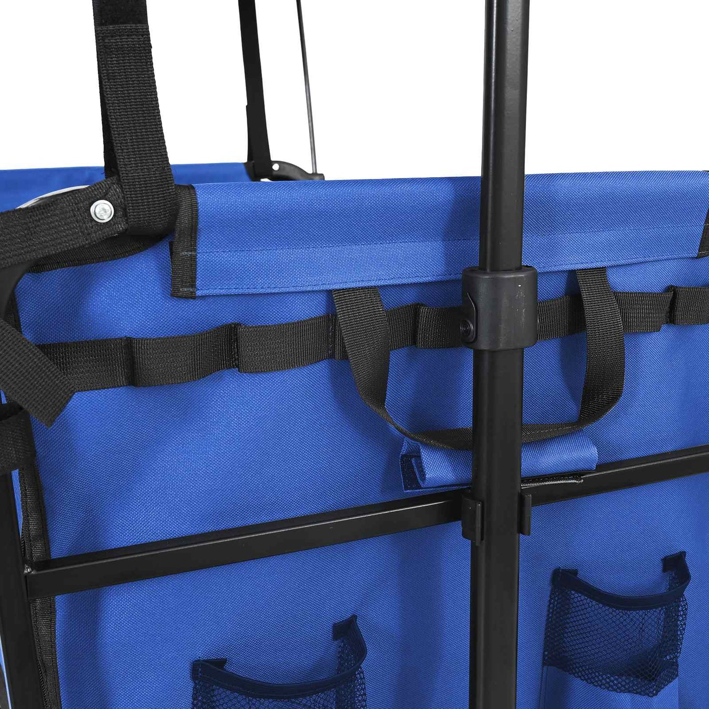 Vouwbare Handtrolley Zwart 105 x 56.5 x 116 cm Oxford Stof is nu te koop bij PeponiXL, paradijselijk wonen!