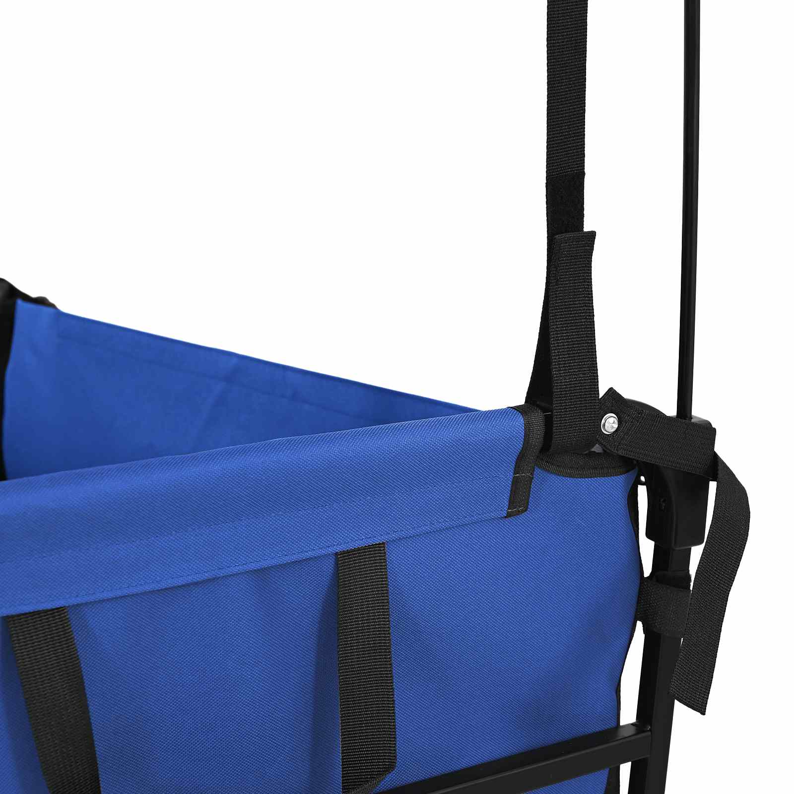 Vouwbare Handtrolley Zwart 105 x 56.5 x 116 cm Oxford Stof is nu te koop bij PeponiXL, paradijselijk wonen!