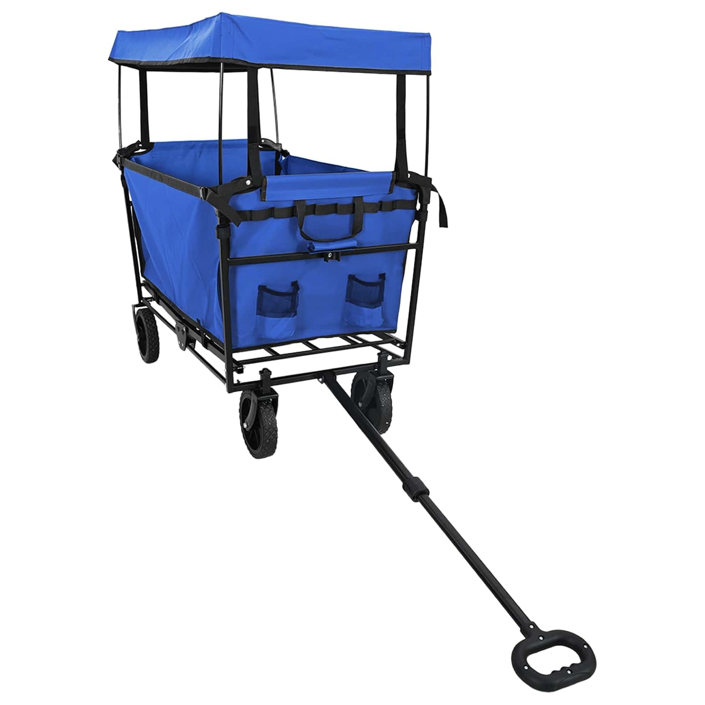 Vouwbare Handtrolley Zwart 105 x 56.5 x 116 cm Oxford Stof is nu te koop bij PeponiXL, paradijselijk wonen!