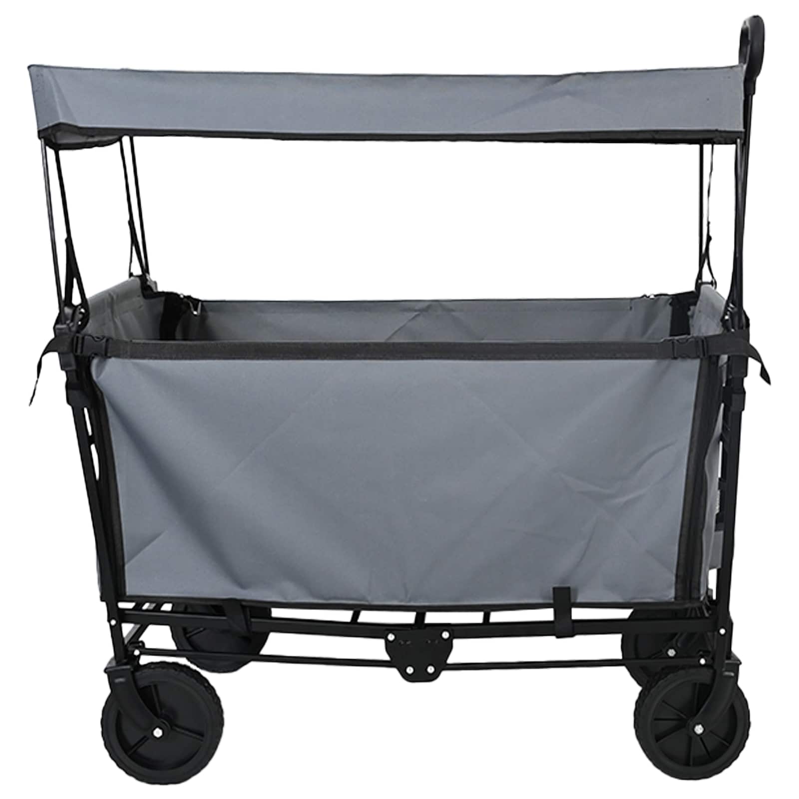 Vouwbare Handtrolley Grijs 105 x 56.5 x 116 cm Oxford Stof is nu te koop bij PeponiXL, paradijselijk wonen!