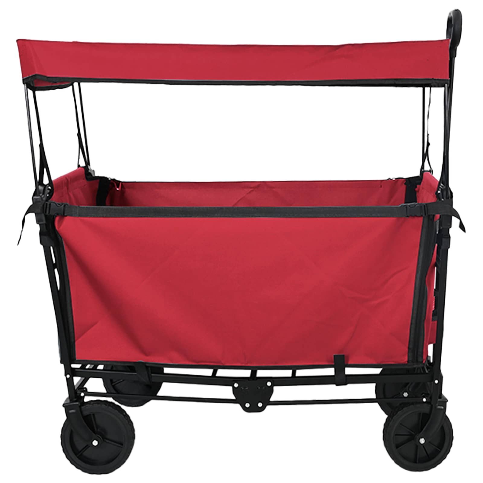 Vouwbare Handtrolley Rood 105 x 56.5 x 116 cm Oxford Stof is nu te koop bij PeponiXL, paradijselijk wonen!