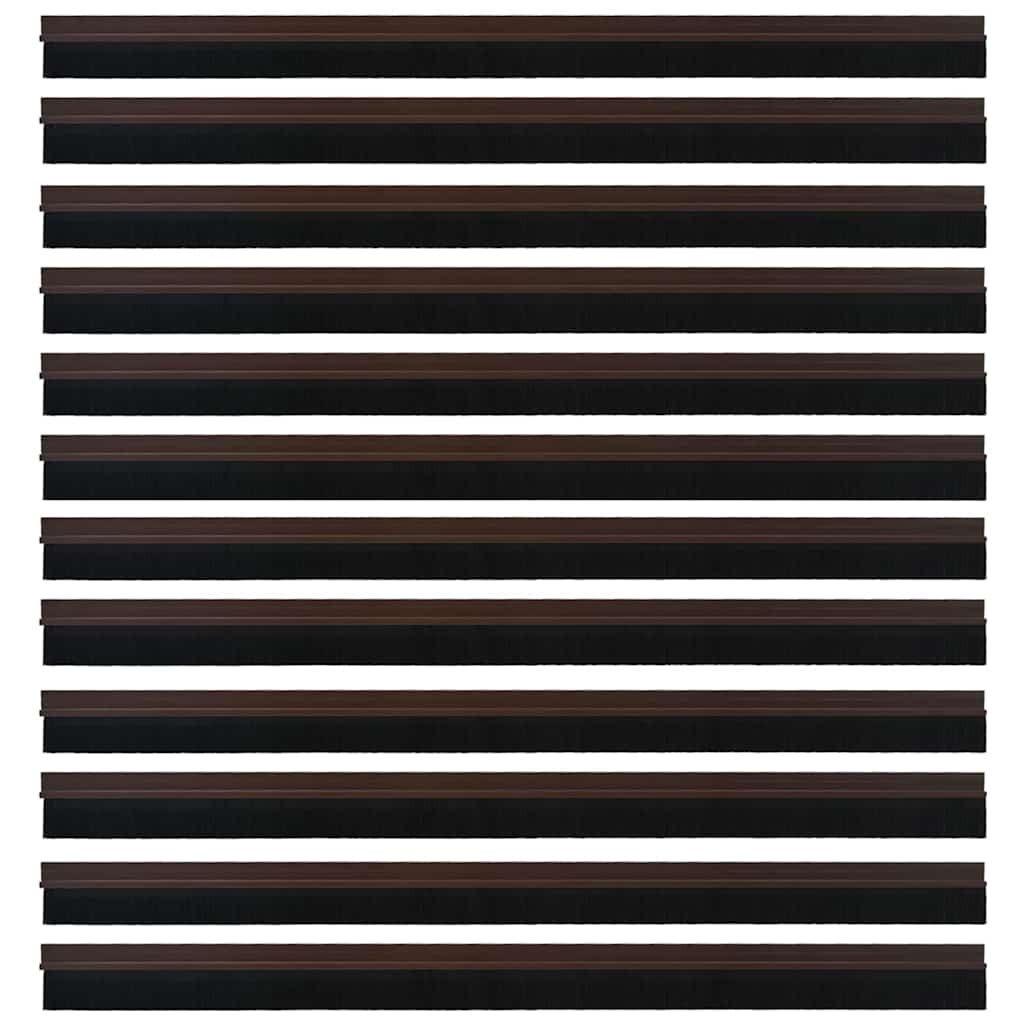 Zelfklevende Deurborstels 12 pcs Bruin 100 cm is nu te koop bij PeponiXL, paradijselijk wonen!