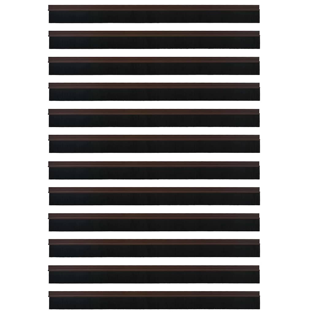 Zelfklevende Deurborstels 12 pcs Bruin 100 cm is nu te koop bij PeponiXL, paradijselijk wonen!