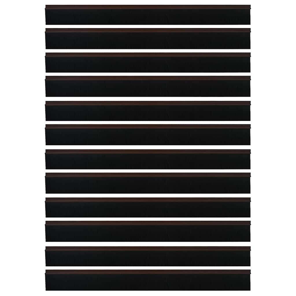 Zelfklevende Deurborstels 12 pcs Bruin 100 cm is nu te koop bij PeponiXL, paradijselijk wonen!