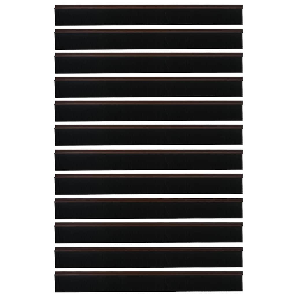 Zelfklevende Deurborstels 12 pcs Bruin 100 cm is nu te koop bij PeponiXL, paradijselijk wonen!
