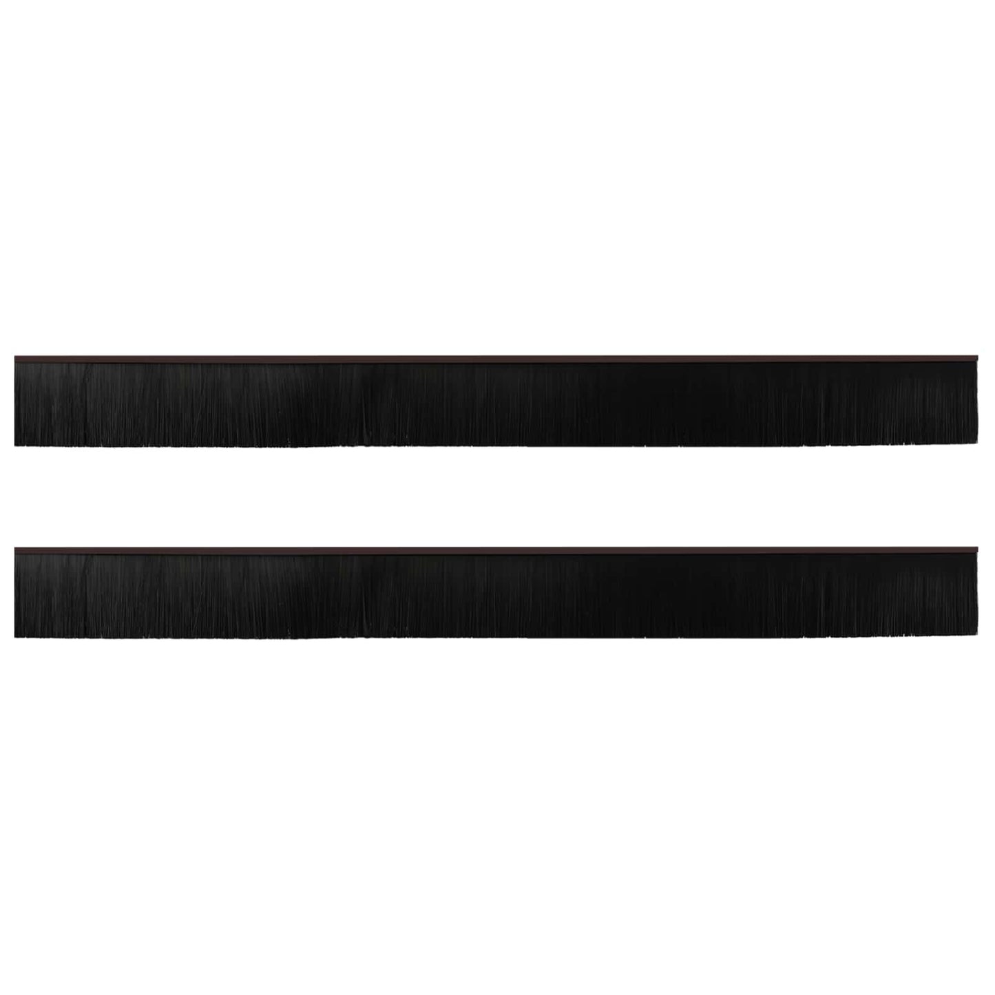 Zelfklevende Deurborstels 2 pcs Bruin 100 cm Aluminium Legering is nu te koop bij PeponiXL, paradijselijk wonen!