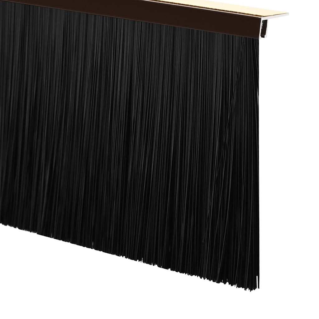 Zelfklevende Deurborstels 2 pcs Bruin 100 cm Aluminium Legering is nu te koop bij PeponiXL, paradijselijk wonen!