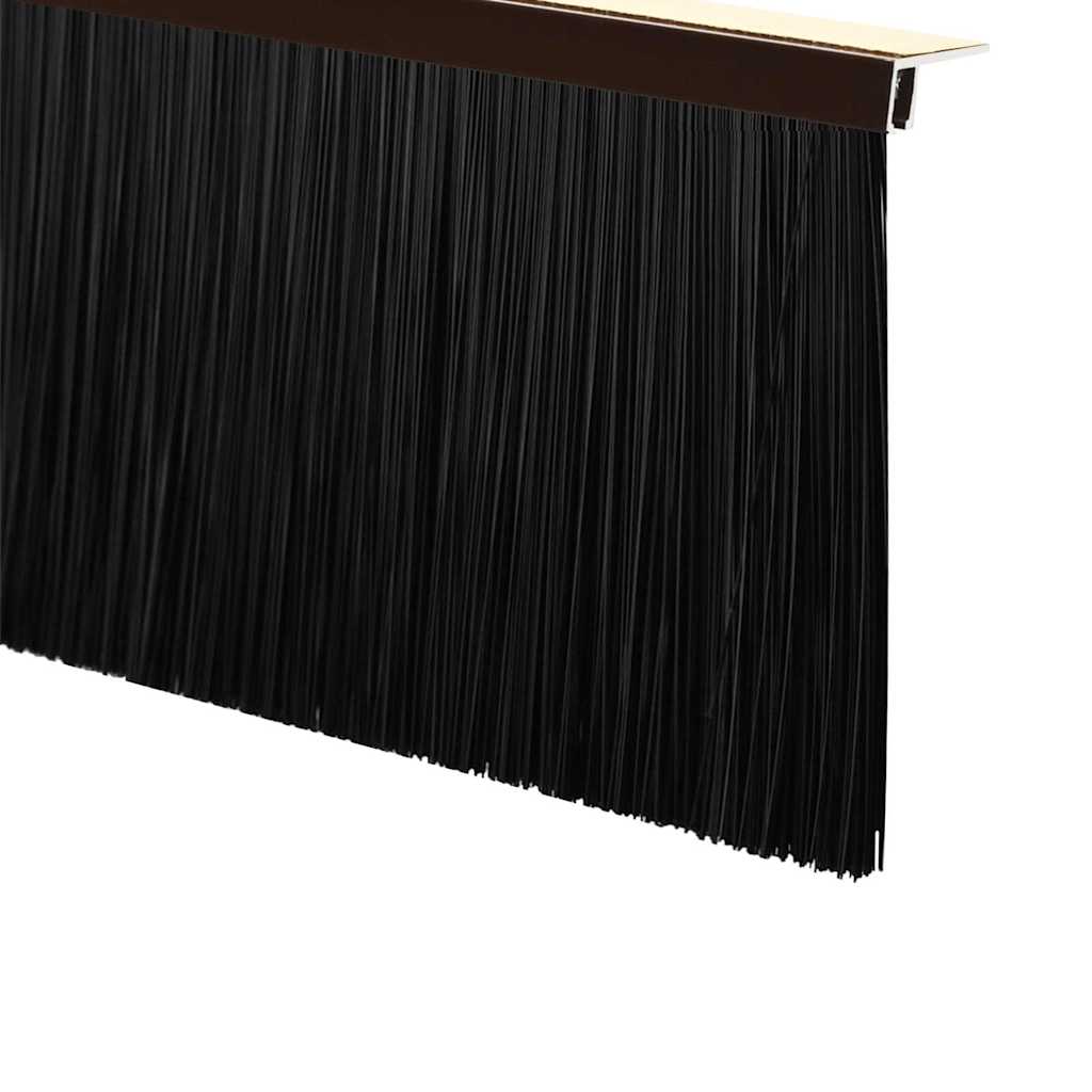 Zelfklevende Deurborstels 6 pcs Bruin 100 cm Aluminium Legering is nu te koop bij PeponiXL, paradijselijk wonen!