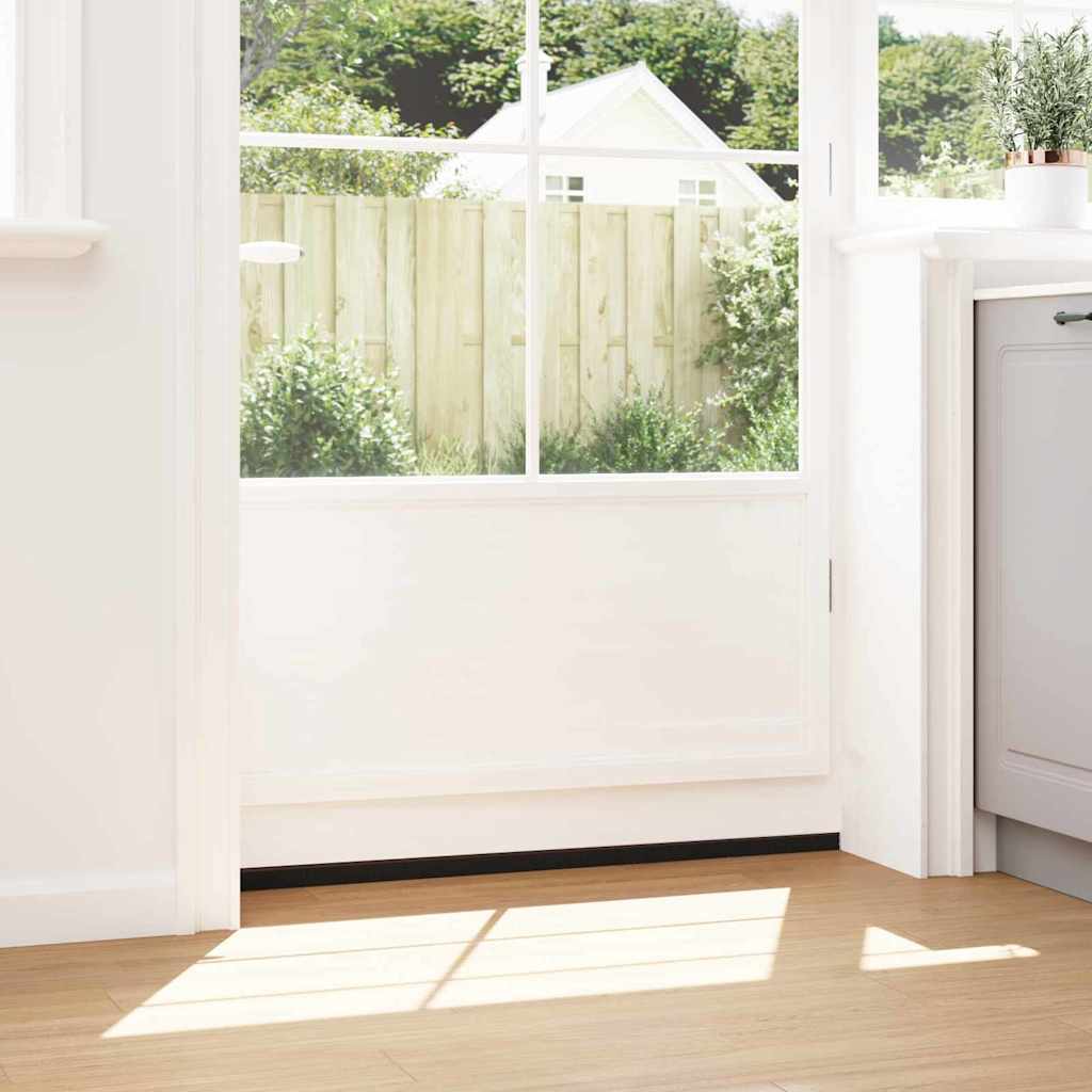 Zelfklevende Deurborstels 6 pcs Bruin 100 cm Aluminium Legering is nu te koop bij PeponiXL, paradijselijk wonen!