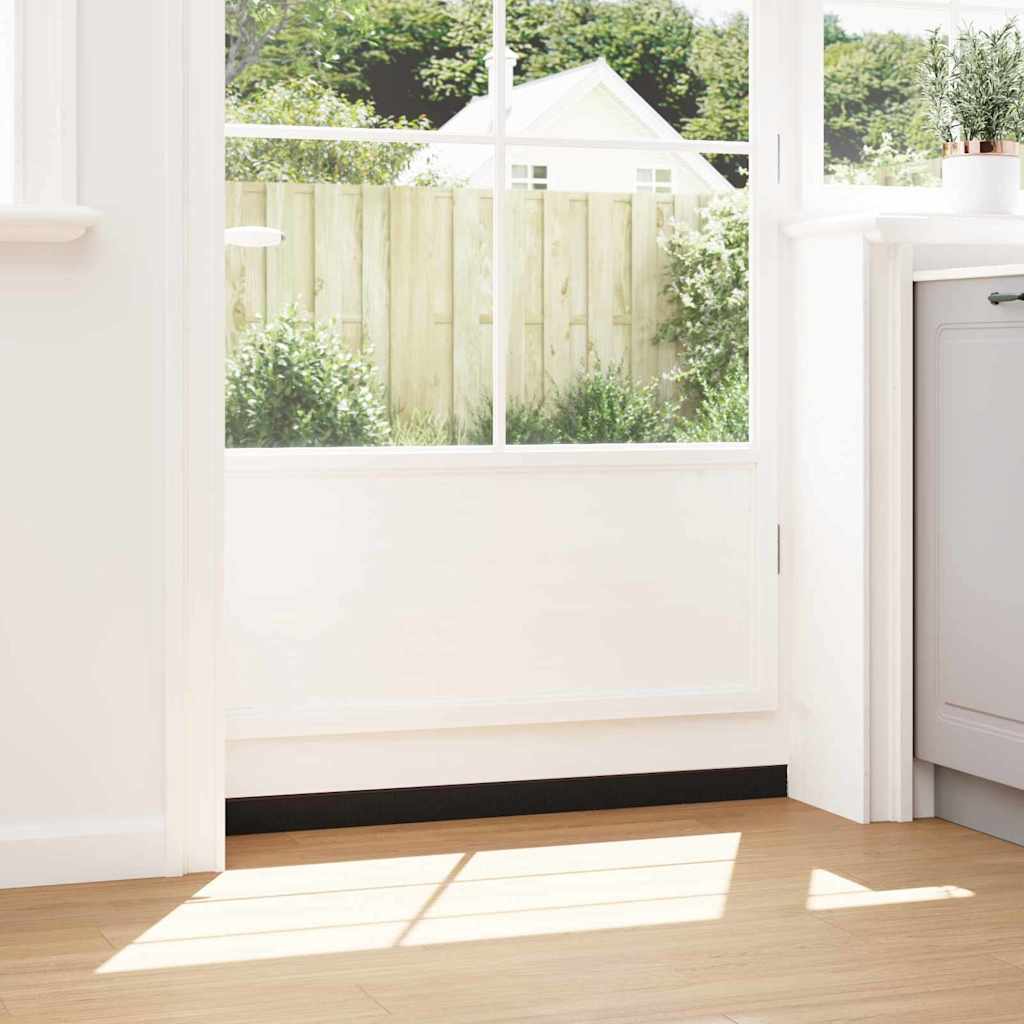 Zelfklevende Deurborstels 6 pcs Bruin 100 cm Aluminium Legering is nu te koop bij PeponiXL, paradijselijk wonen!