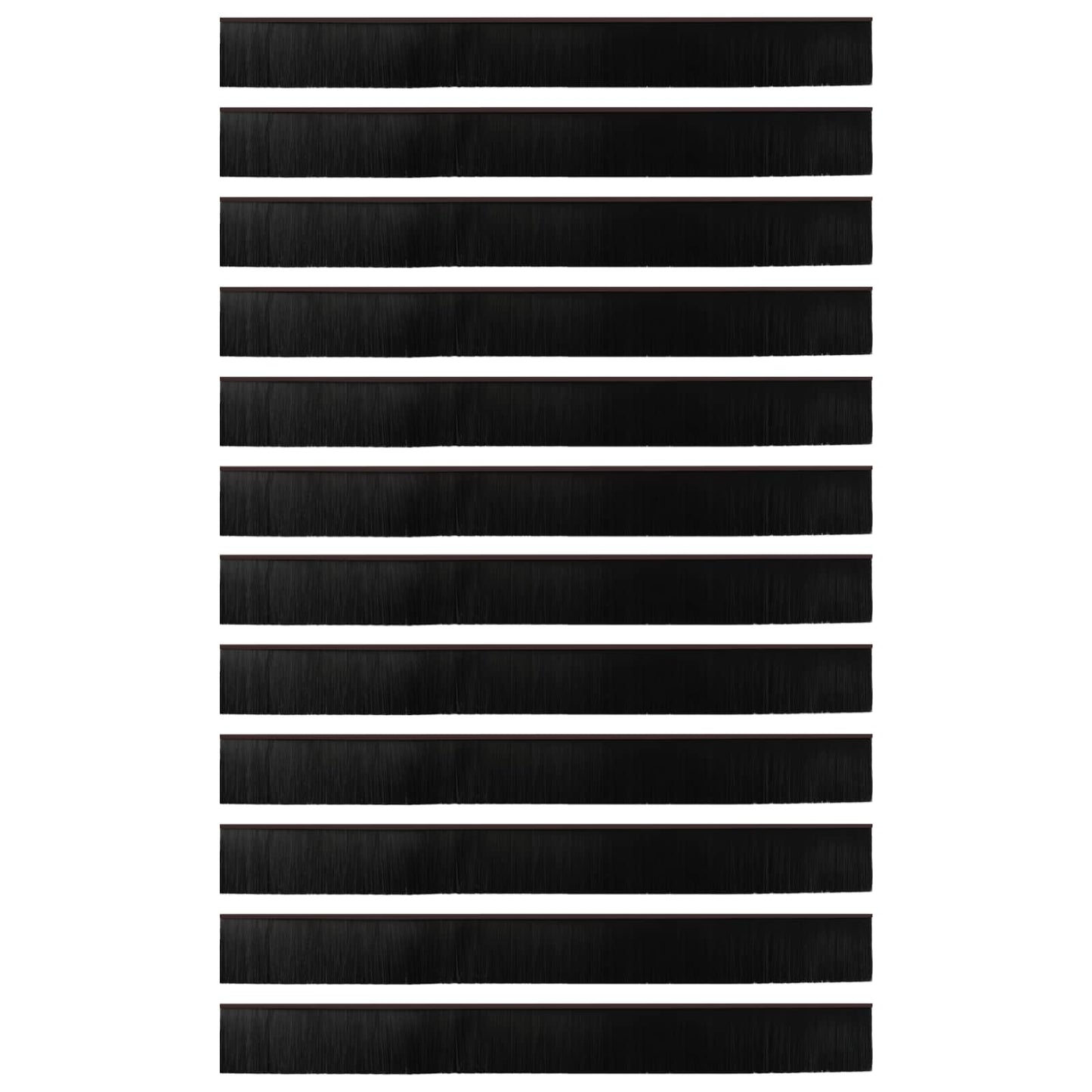 Zelfklevende Deurborstels 12 pcs Bruin 100 cm is nu te koop bij PeponiXL, paradijselijk wonen!