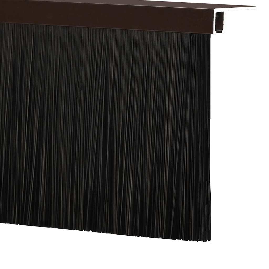 Schroefbare Deurborstelafsluitingen 6 pcs Bruin 100 cm is nu te koop bij PeponiXL, paradijselijk wonen!
