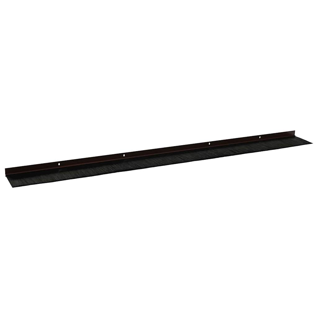 Schroefbare Deurborstelafsluitingen 12 pcs Bruin 100 cm is nu te koop bij PeponiXL, paradijselijk wonen!