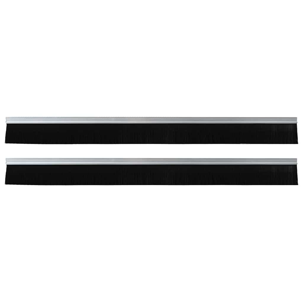 Zelfklevende Deurborstels 2 pcs Zilver 100 cm is nu te koop bij PeponiXL, paradijselijk wonen!