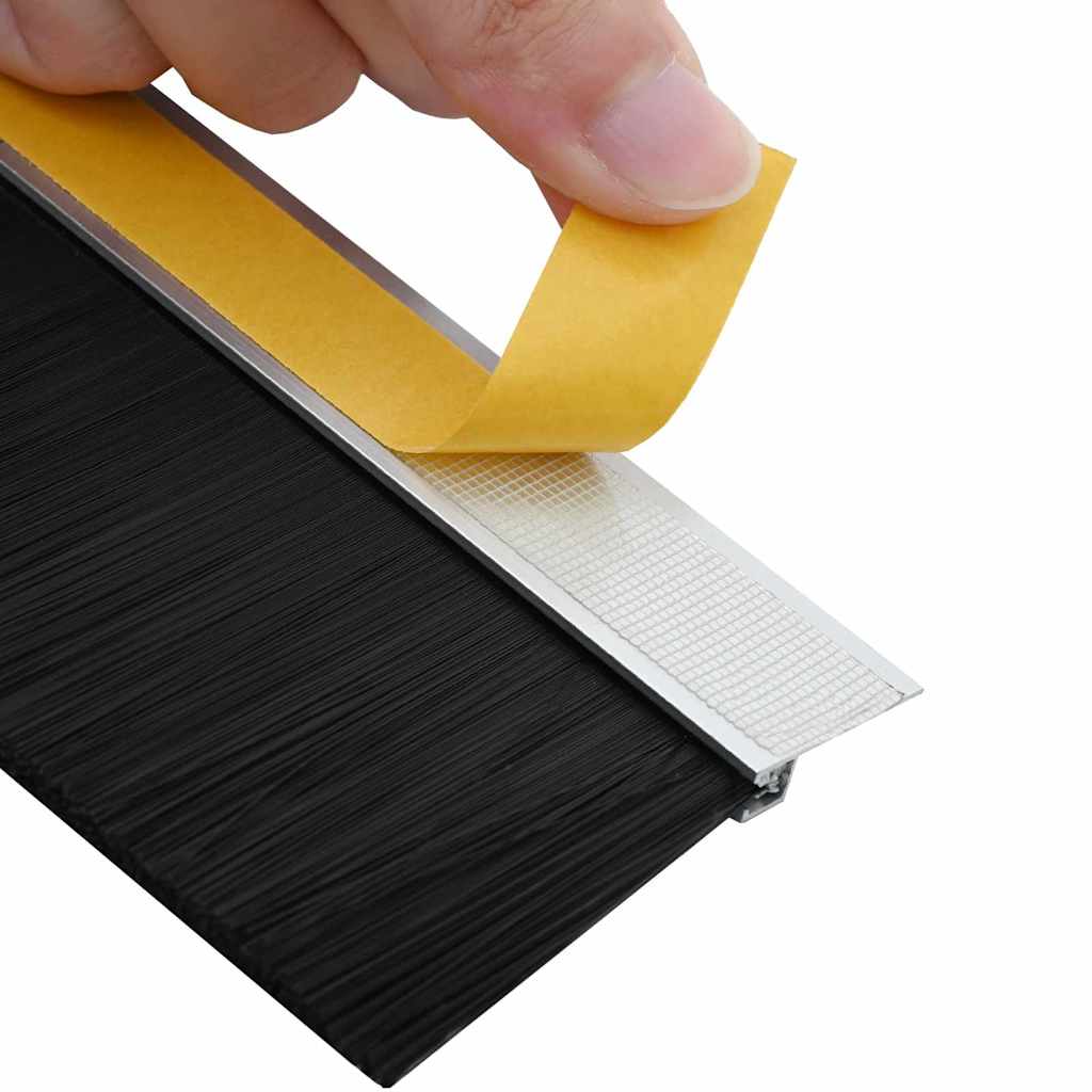 Zelfklevende Deurborstels 12 pcs Zilver 100 cm is nu te koop bij PeponiXL, paradijselijk wonen!
