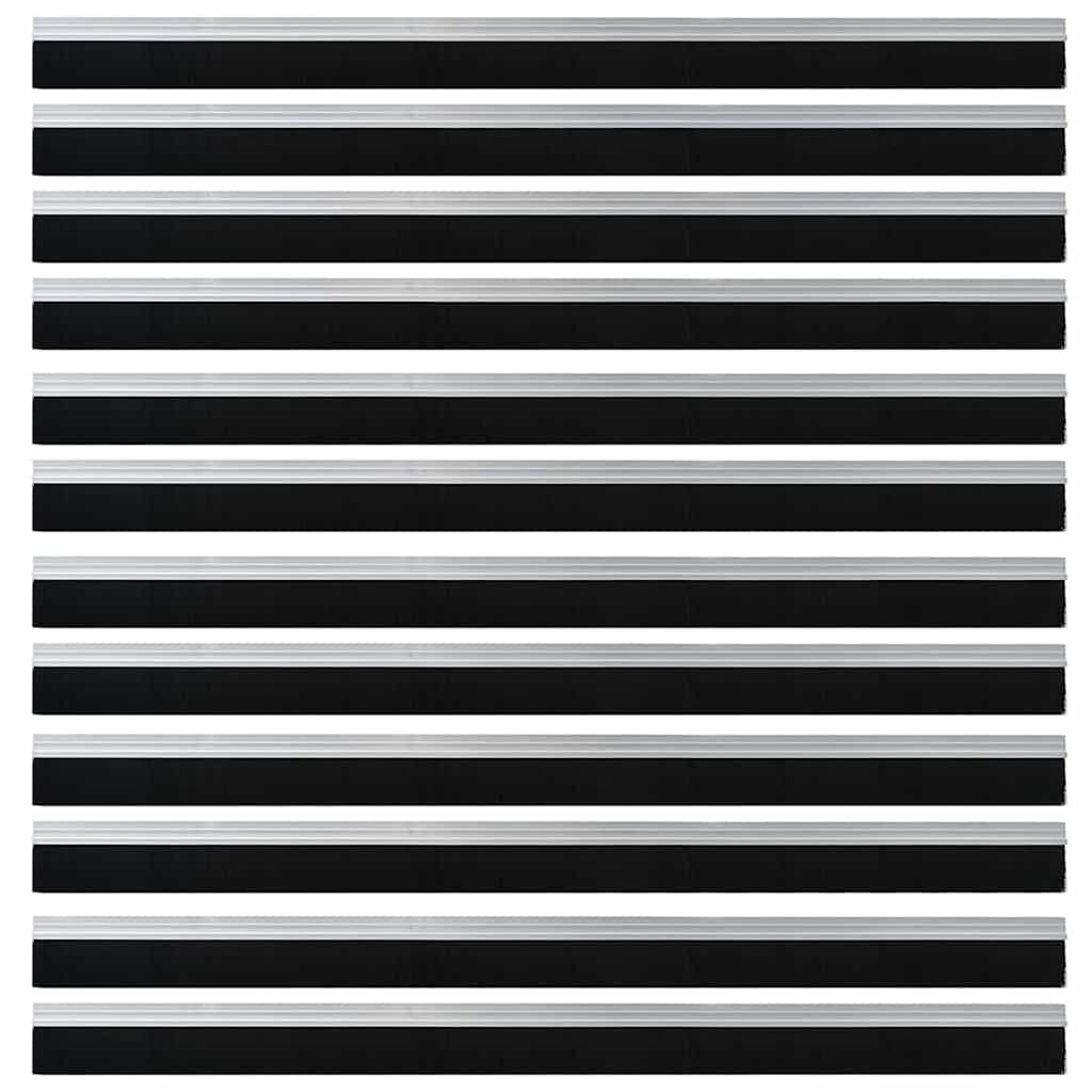 Zelfklevende Deurborstels 12 pcs Zilver 100 cm is nu te koop bij PeponiXL, paradijselijk wonen!