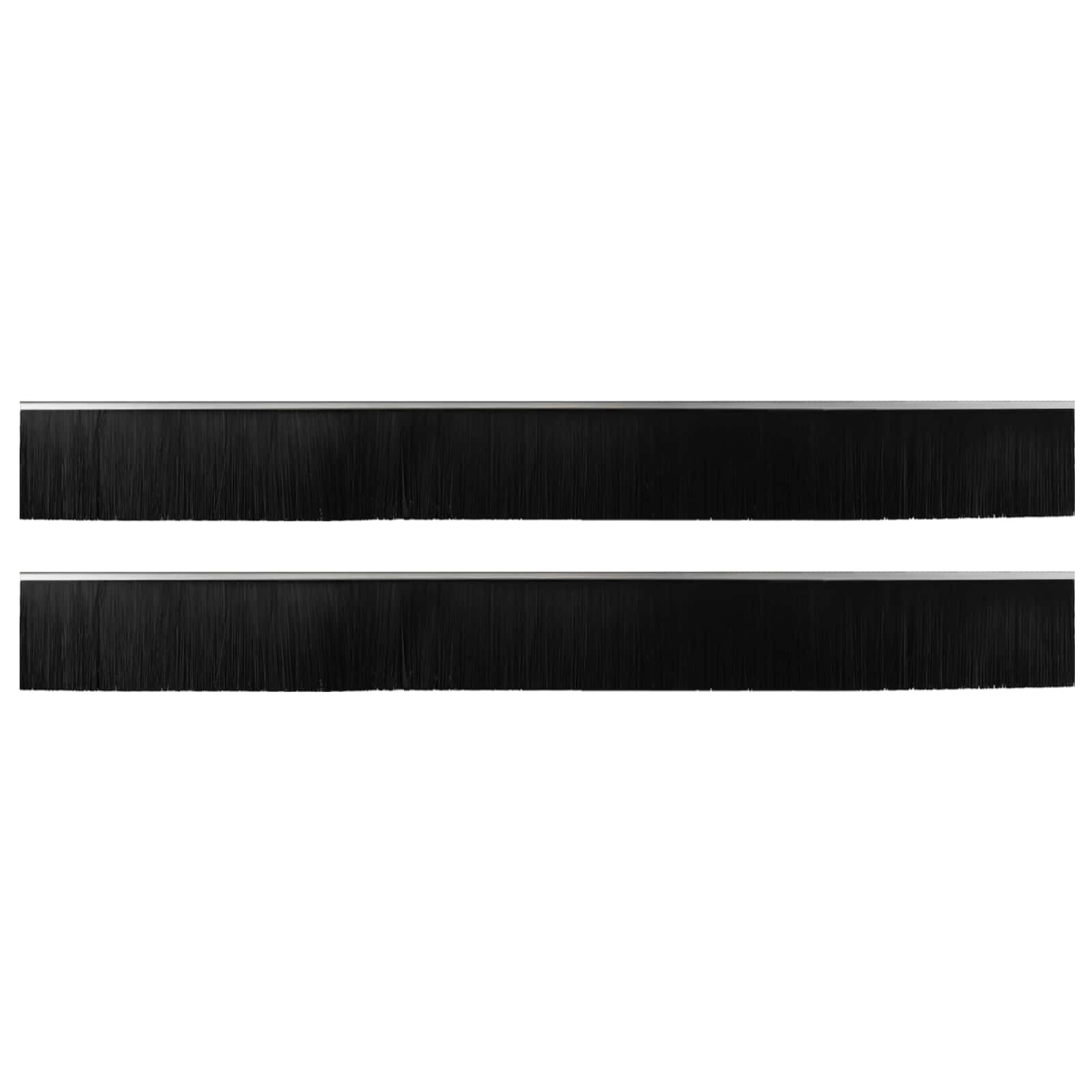 Zelfklevende Deurborstels 2 pcs Zilver 100 cm is nu te koop bij PeponiXL, paradijselijk wonen!