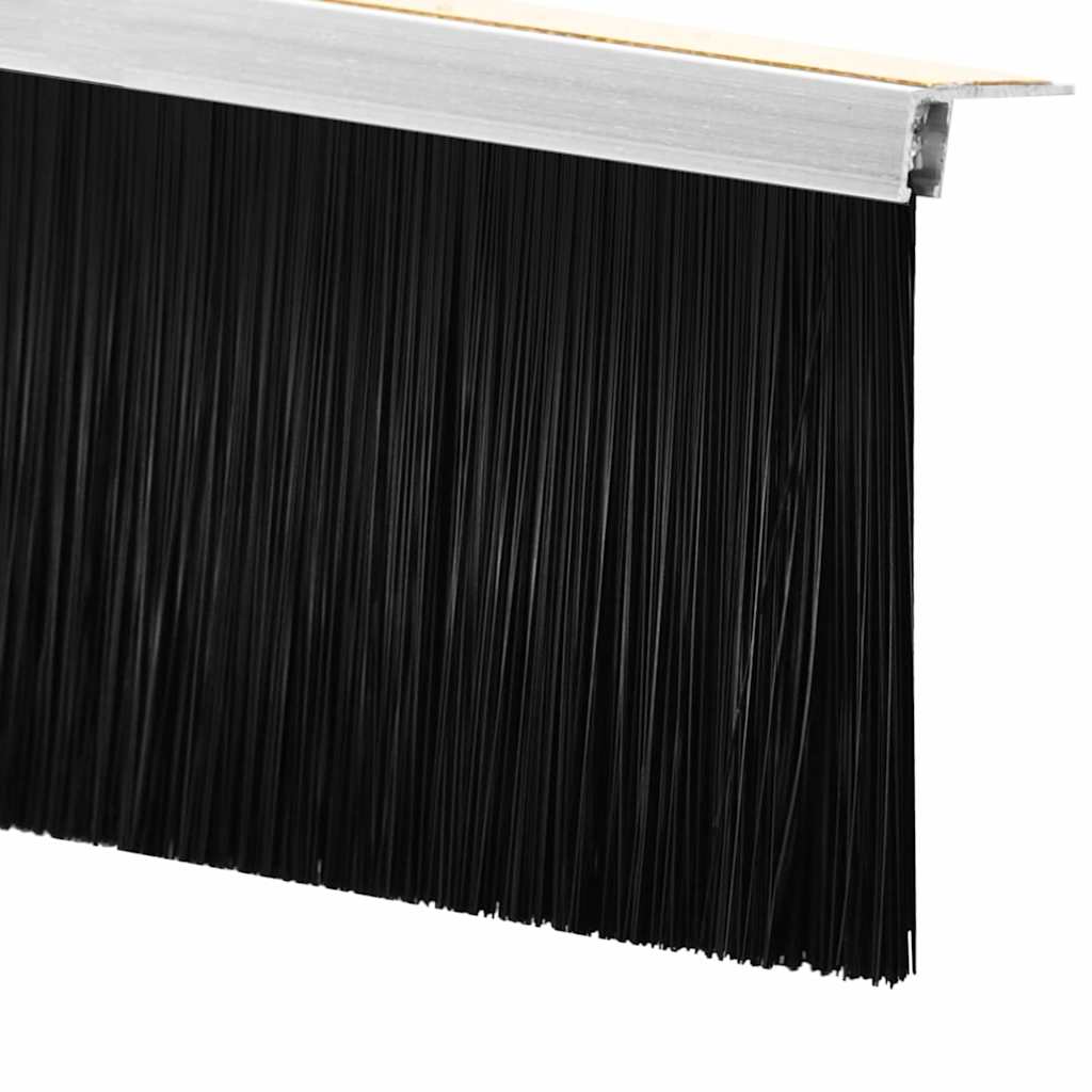 Zelfklevende Deurborstels 6 pcs Zilver 100 cm is nu te koop bij PeponiXL, paradijselijk wonen!