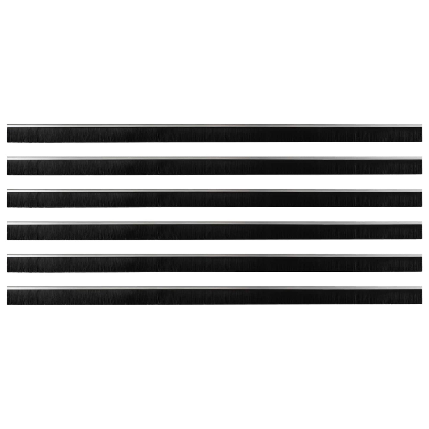 Zelfklevende Deurborstels 6 pcs Zilver 100 cm is nu te koop bij PeponiXL, paradijselijk wonen!