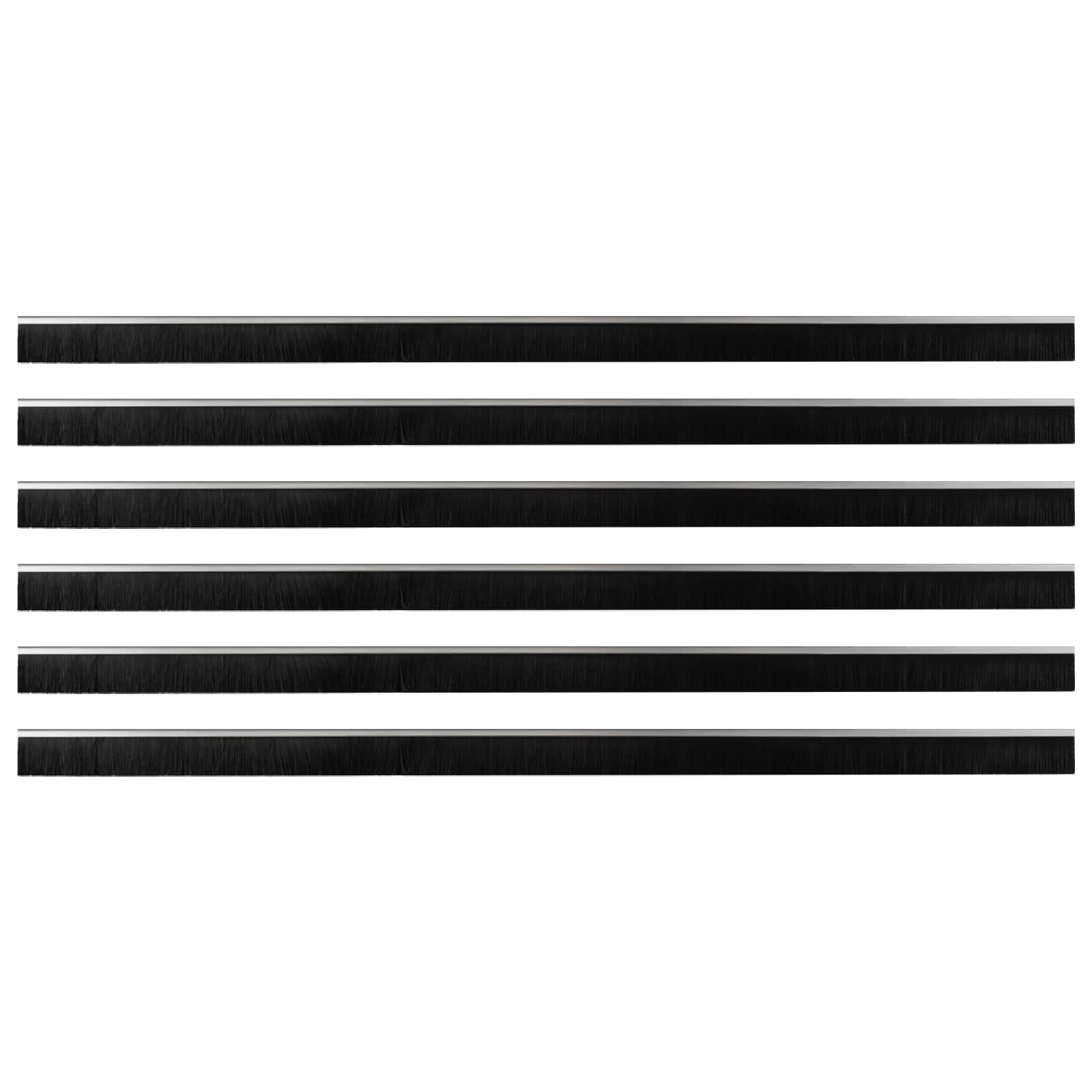 Zelfklevende Deurborstels 6 pcs Zilver 100 cm is nu te koop bij PeponiXL, paradijselijk wonen!