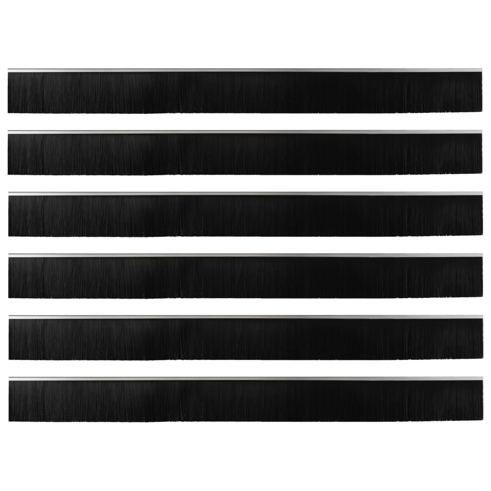 Zelfklevende Deurborstels 6 pcs Zilver 100 cm is nu te koop bij PeponiXL, paradijselijk wonen!
