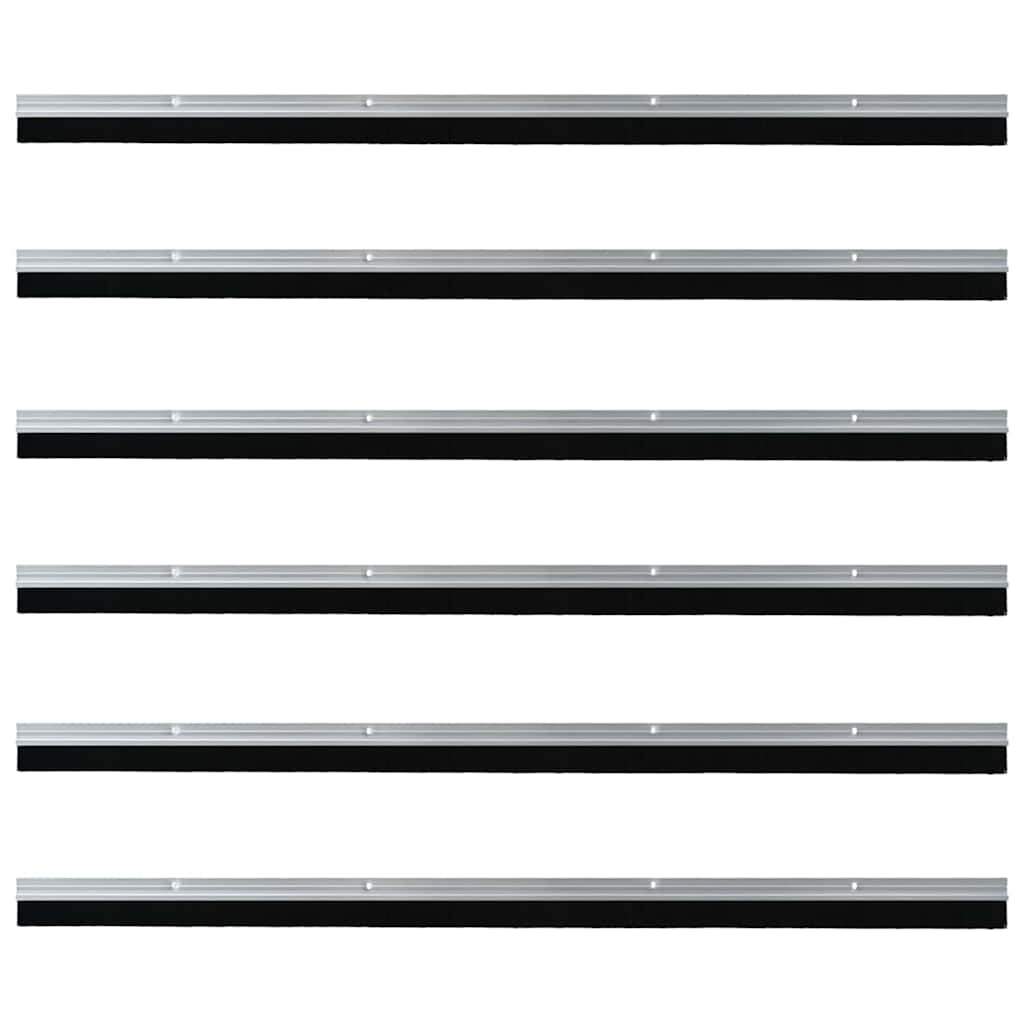 Schroefbare Deurborstelafsluitingen 6 pcs Zilver 100 cm is nu te koop bij PeponiXL, paradijselijk wonen!