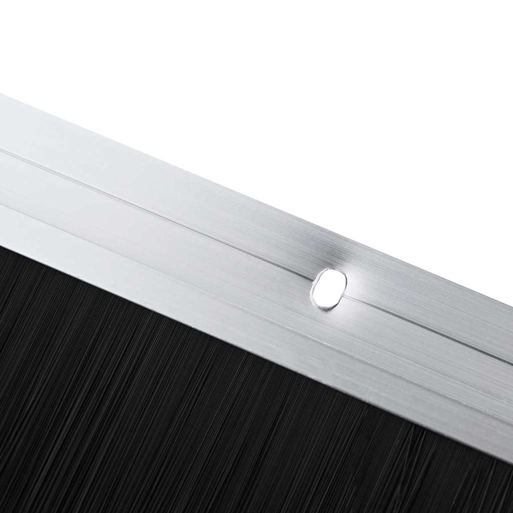 Schroefbare Deurborstelafsluitingen 6 pcs Zilver 100 cm is nu te koop bij PeponiXL, paradijselijk wonen!