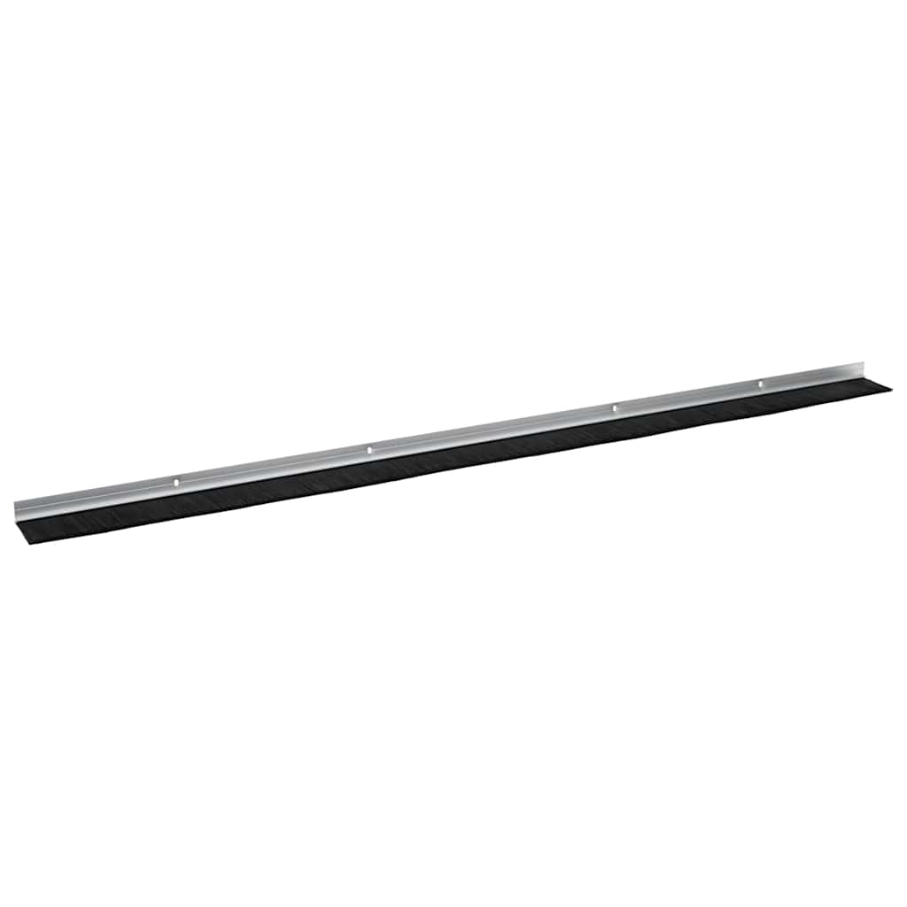 Schroefbare Deurborstelafsluitingen 2 pcs Zilver 100 cm is nu te koop bij PeponiXL, paradijselijk wonen!