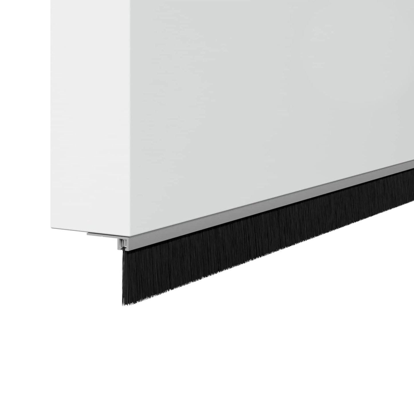 Schroefbare Deurborstelafsluitingen 2 pcs Zilver 100 cm is nu te koop bij PeponiXL, paradijselijk wonen!