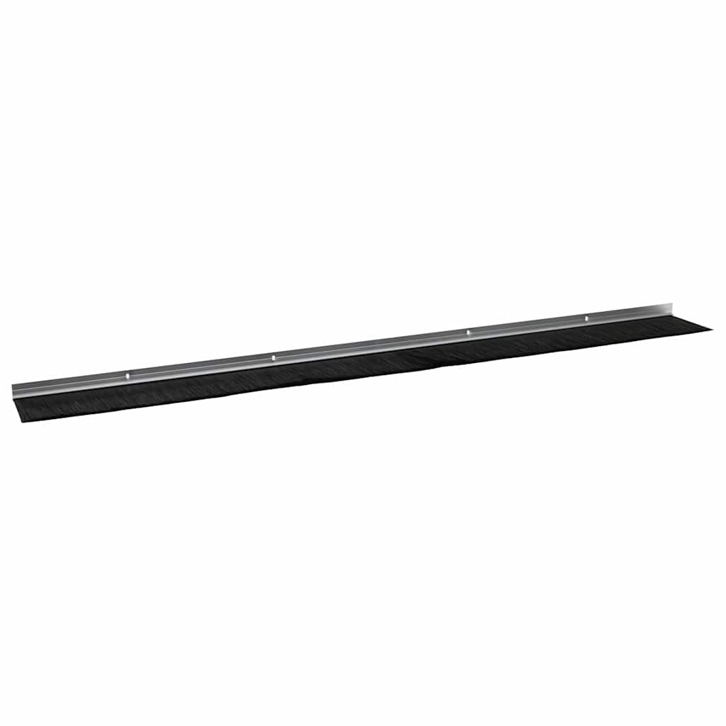 Schroefbare Deurborstelafsluitingen 2 pcs Zilver 100 cm is nu te koop bij PeponiXL, paradijselijk wonen!