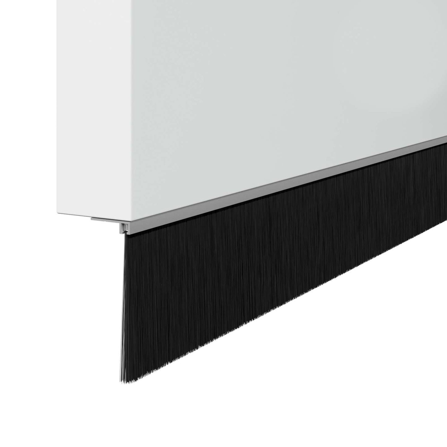 Schroefbare Deurborstelafsluitingen 2 pcs Zilver 100 cm is nu te koop bij PeponiXL, paradijselijk wonen!