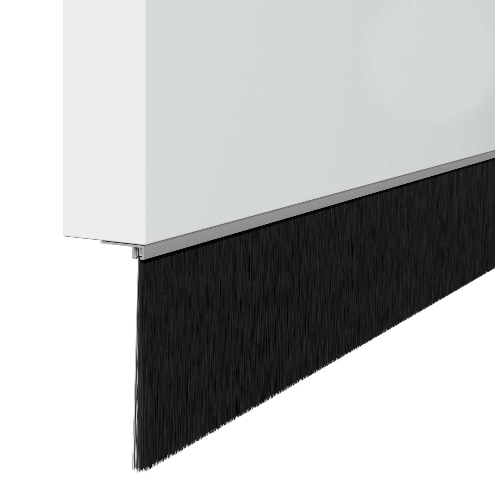 Schroefbare Deurborstelafsluitingen 2 pcs Zilver 100 cm is nu te koop bij PeponiXL, paradijselijk wonen!