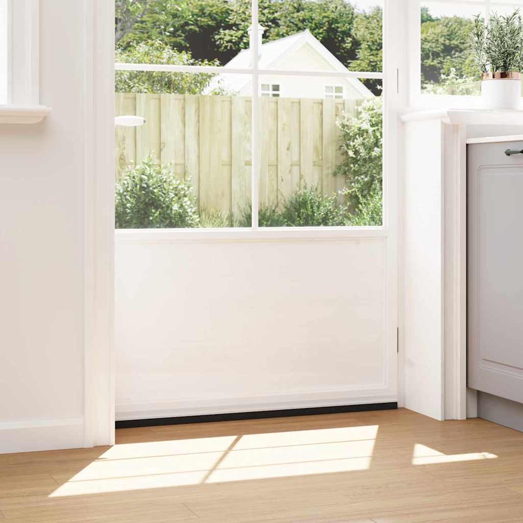 Zelfklevende Deurborstels 6 pcs Wit 100 cm Aluminium Legering is nu te koop bij PeponiXL, paradijselijk wonen!