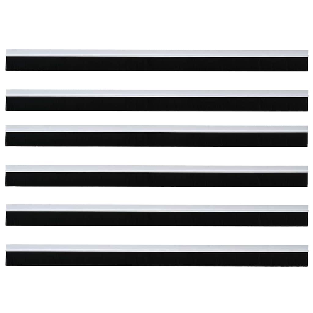 Zelfklevende Deurborstels 6 pcs Wit 100 cm Aluminium Legering is nu te koop bij PeponiXL, paradijselijk wonen!