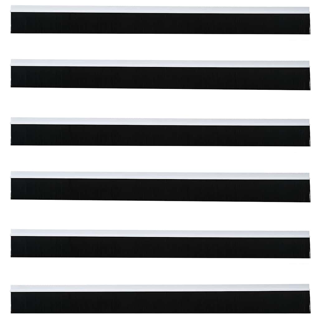 Zelfklevende Deurborstels 6 pcs Wit 100 cm Aluminium Legering is nu te koop bij PeponiXL, paradijselijk wonen!