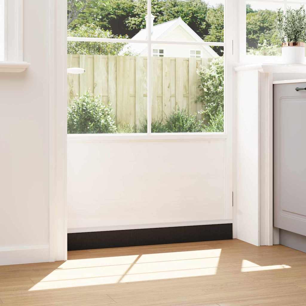 Zelfklevende Deurborstels 6 pcs Wit 100 cm Aluminium Legering is nu te koop bij PeponiXL, paradijselijk wonen!